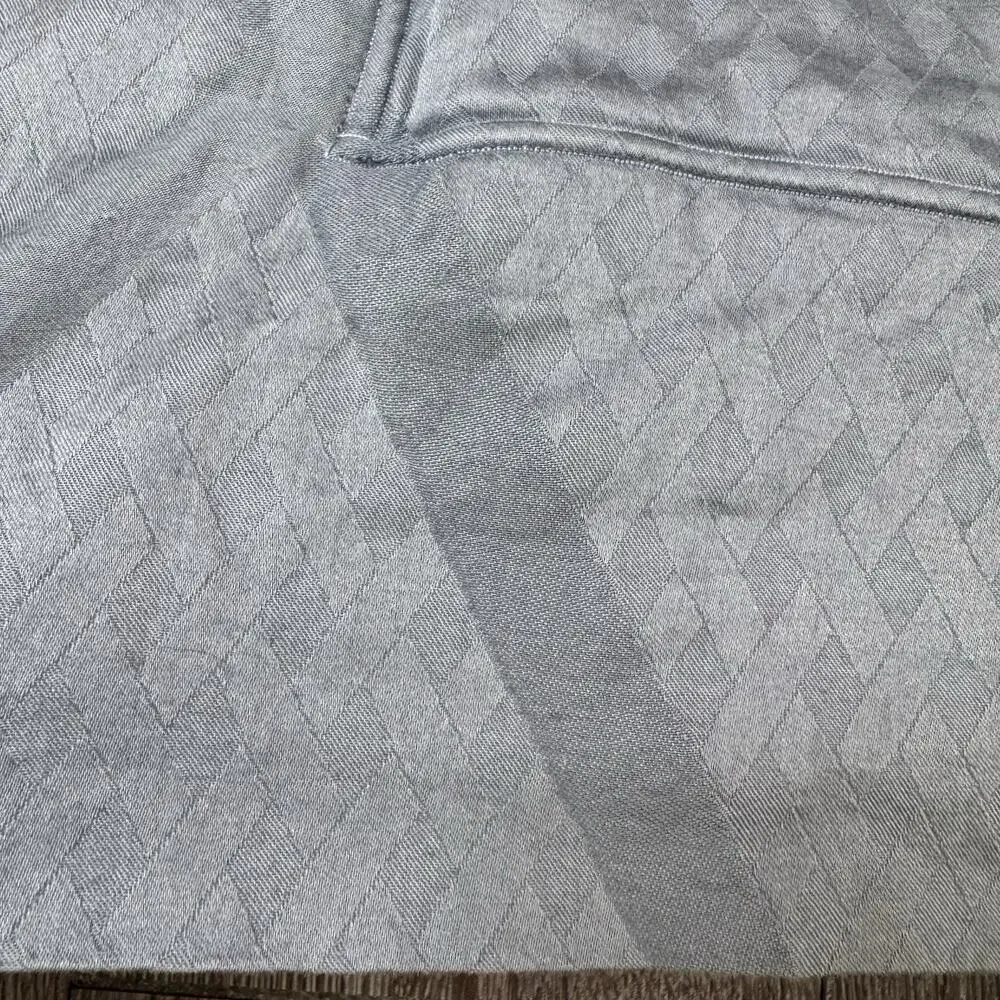 SFERRA King Duvet Cover Blue Gray Egyptian Cotton Italy RN 17415 Great Conditio